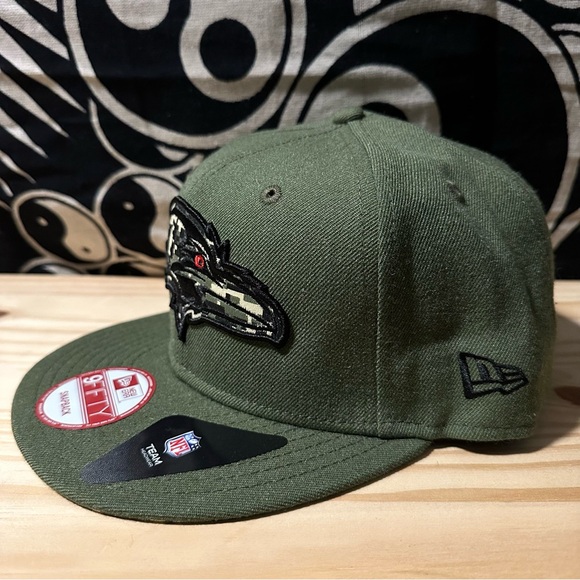 Baltimore Ravens Military Salute Limited Edition New Era Snap Back Hat - Picture 2 of 5
